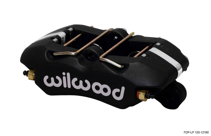 Wilwood Caliper-Dynapro Low-Profile 5.25in Mount - Blk Ano 1.12in Pistons .81in Disc - Mammoth Racing -