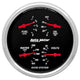 Autometer Designer Black 5in Quad Gauge - Fuel Level / Oil Pressure / Water Temperature / Voltmeter - My Store