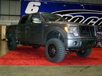 N-Fab Nerf Step 09-14 Ford F-150/Raptor/Lobo SuperCrew 5.5ft Bed - Gloss Black - W2W - 3in - Mammoth Racing -