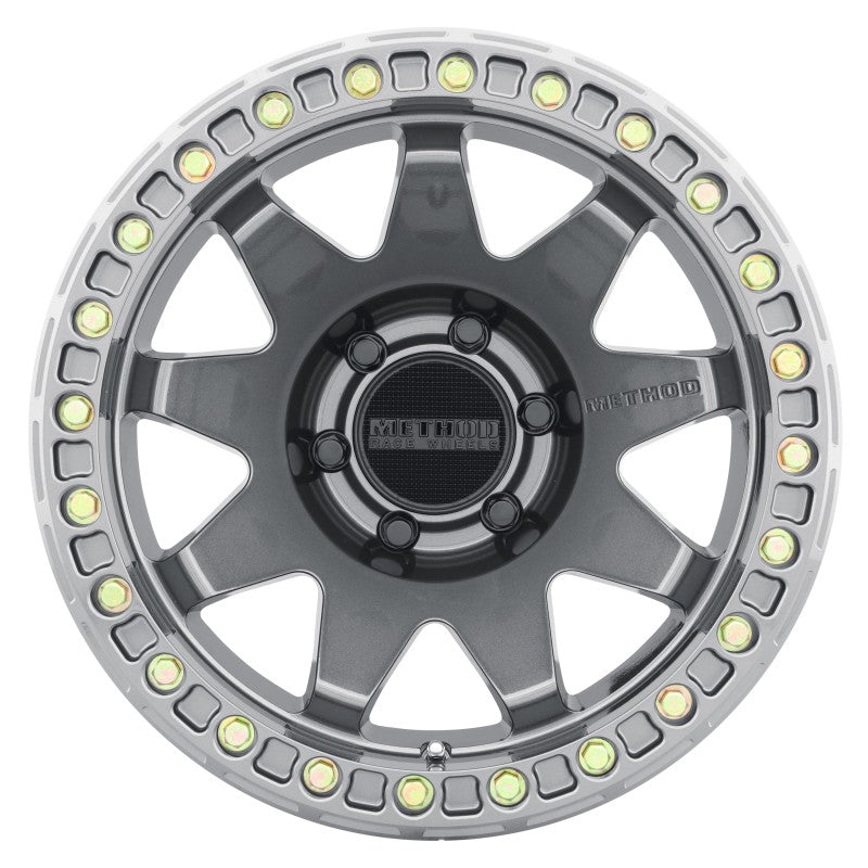 Method Mr108 17x9 -44mm Offset 6x5.5 106.25mm CB Gloss Titanium w/BH-H24125-38 Wheel - Mammoth Racing -