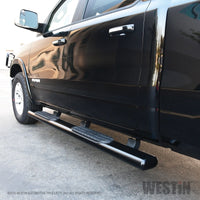 Westin 19-21 Ram 1500 Crew Cab PRO TRAXX 6 Oval Nerf Step Bars - Black - Mammoth Racing -