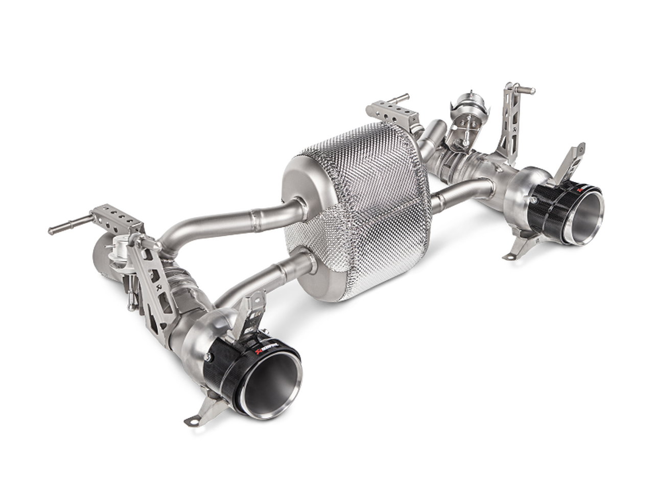 Akrapovic 16-17 Ferrari 488 GTB/488 Spyder Slip-On Line (Titanium) w/ Carbon Tips - My Store