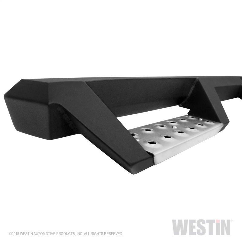 Westin/HDX 2018 Jeep Wrangler JL Unlimited Drop Nerf Step Bars - Textured Black - Mammoth Racing -
