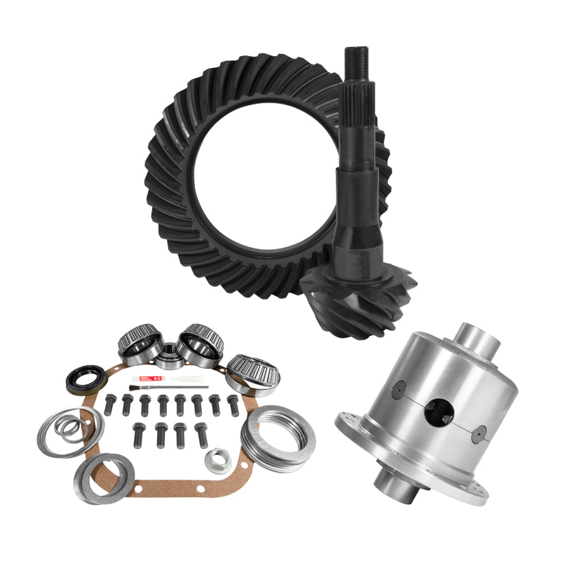 Yukon 10.5in Ford 4.56 Rear Ring & Pinion Install Kit 35 Spline Positraction - My Store