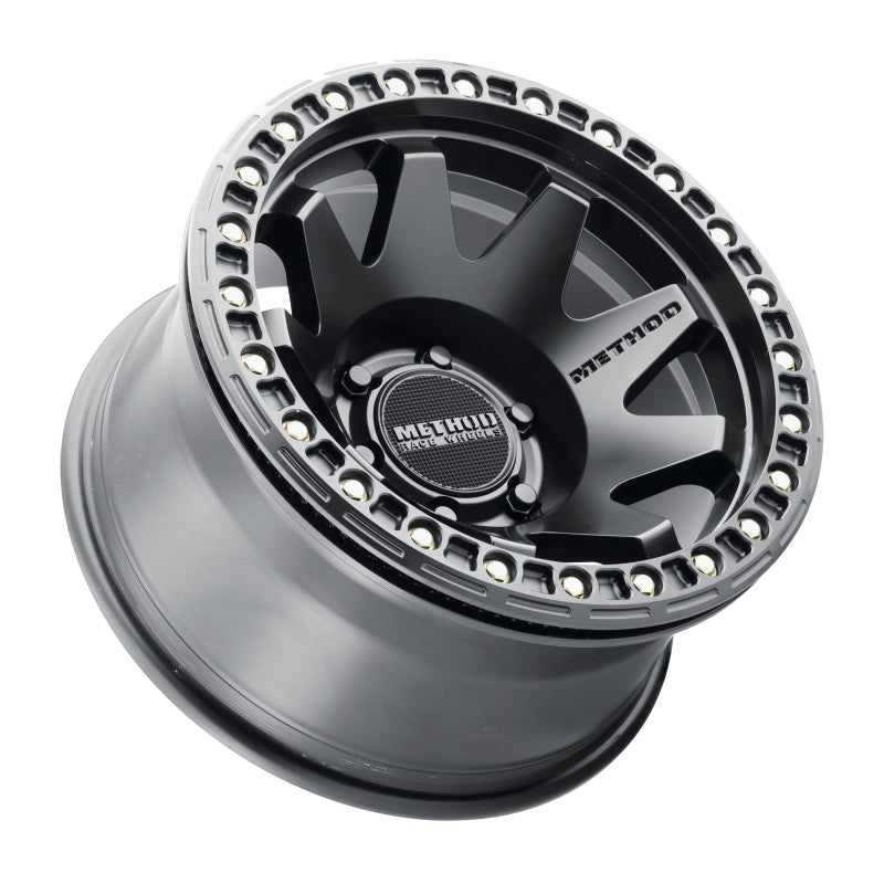 Method Mr108 17x9 -44mm Offset 6x5.5 106.25mm CB Matte Black w/BH-H24125-38 Wheel - Mammoth Racing -