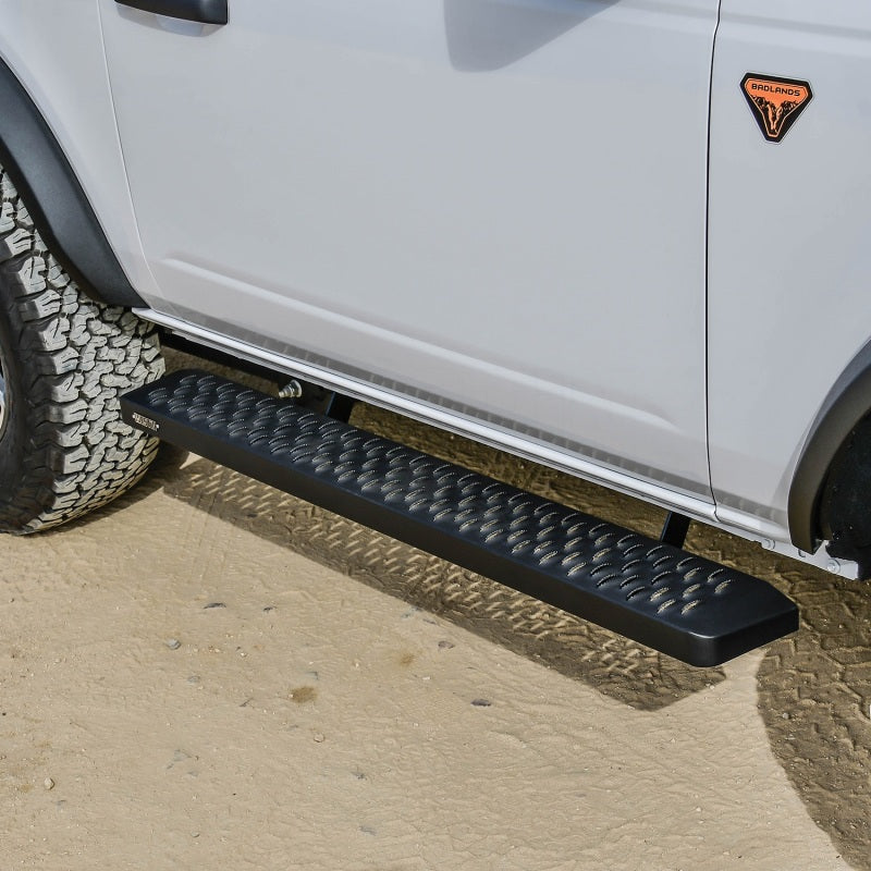 Westin Grate Steps Running Boards 54 in - Textured Black - Mammoth Racing -