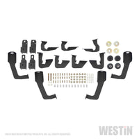 Westin/HDX 07-18 Chevrolet Silverado 2500 6.5ft Drop Wheel to Wheel Nerf Step Bars - Textured Black - Mammoth Racing -