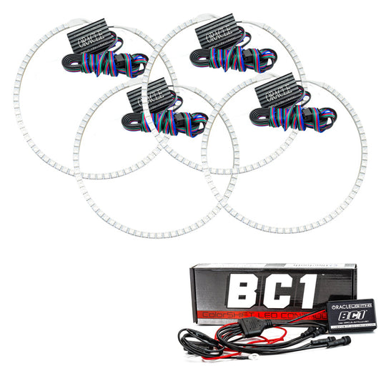 Oracle Jeep Grand Cherokee 05-10 Halo Kit - ColorSHIFT w/ BC1 Controller - Mammoth Racing -