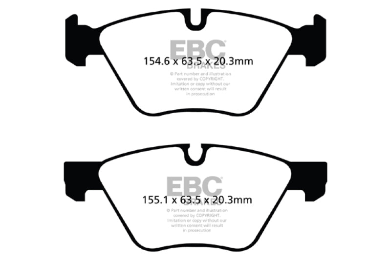 EBC 09+ BMW Z4 3.0 (E89) Yellowstuff Front Brake Pads - My Store