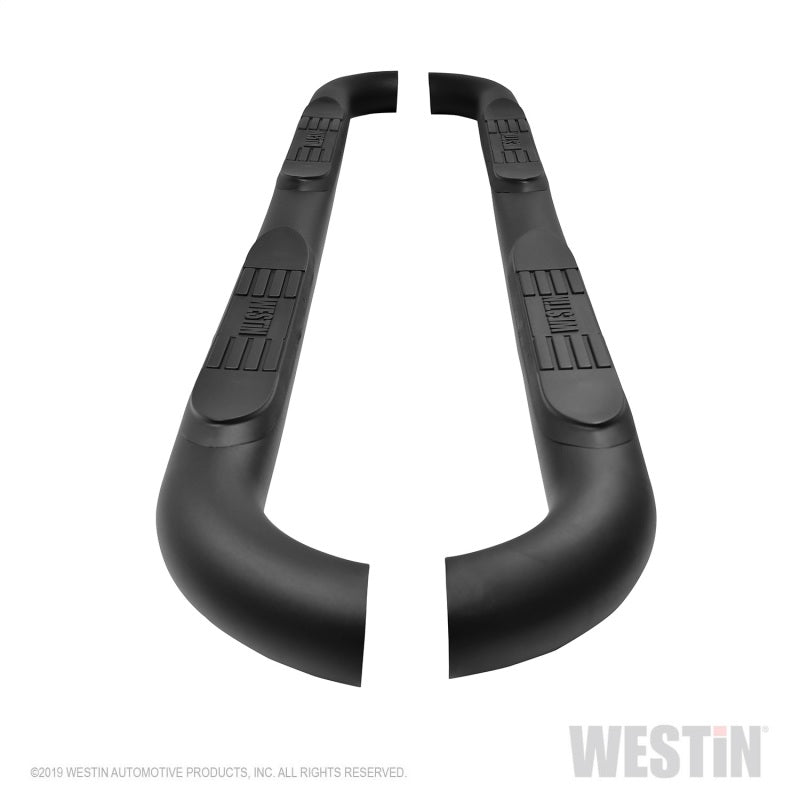Westin 18-22 Jeep Wrangler JLU 4dr. E-Series 3 Nerf Step Bars - Tex. Blk - Mammoth Racing -
