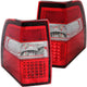 ANZO 2007-2014 Ford Expedition LED Taillights Red/Clear - My Store