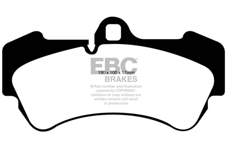 EBC 04-07 Porsche Cayenne 3.2 Redstuff Front Brake Pads - My Store