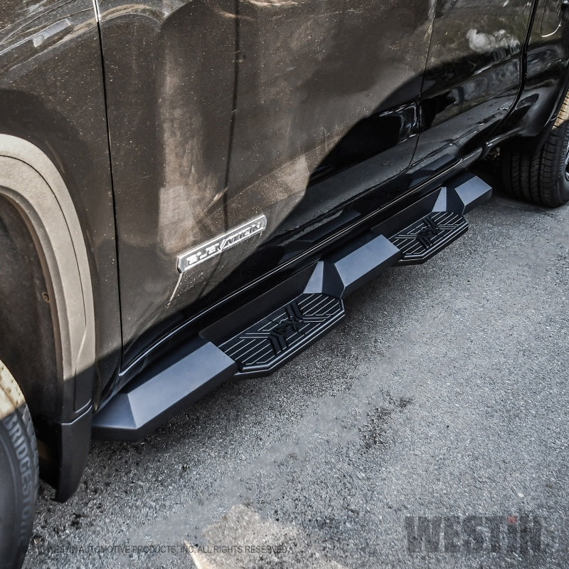 Westin 19-22 Chevrolet Silverado 1500 DC HDX Xtreme Nerf Step Bars - Tex. Blk - Mammoth Racing -