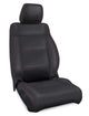 PRP 07-10 Jeep Wrangler JK Front Seat Covers/2 door or 4 door (Pair) - Black with Red Stitching - Mammoth Racing -