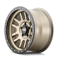 Dirty Life 9309 Canyon Pro 17x9/5x139.7 BP/0mm Offset/108.1mm Hub Satin Gold Wheel - Beadlock - Mammoth Racing -