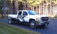 N-Fab Nerf Step 11-14 Chevy-GMC 2500/3500 Crew Cab 8ft Bed - Gloss Black - Bed Access - 3in - Mammoth Racing -