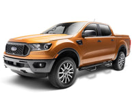 N-Fab Nerf Step 2019 Ford Ranger Crew Cab - Gloss Black - Cab Length - 3in - Mammoth Racing -