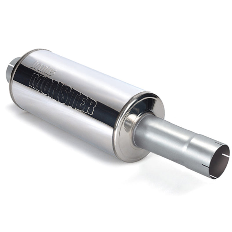 Banks Power Various Applications Muffler w/ Ext - 4in X 4in S/S - Mammoth Racing -