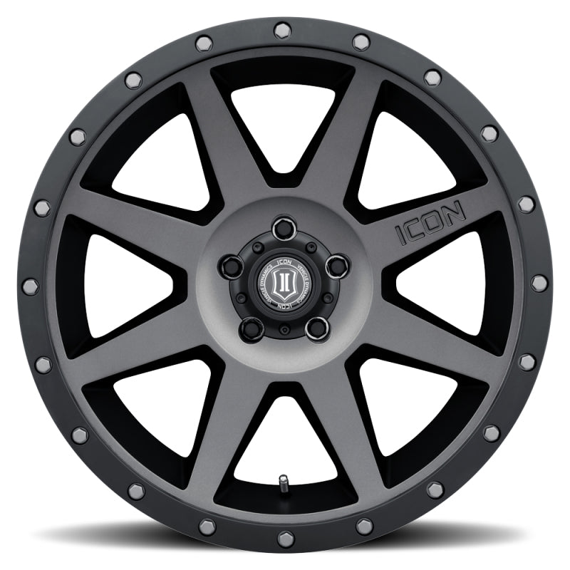 Icon Rebound 20x9 6x135 16mm Offset 5.625in BS Titanium Wheel - Mammoth Racing -