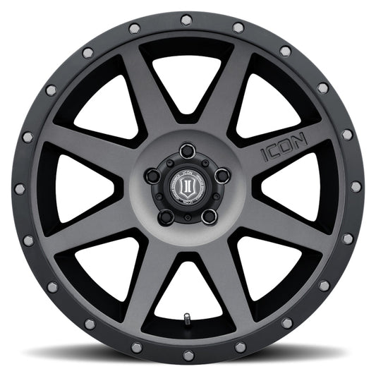 Icon Rebound 20x9 6x135 16mm Offset 5.625in BS Titanium Wheel