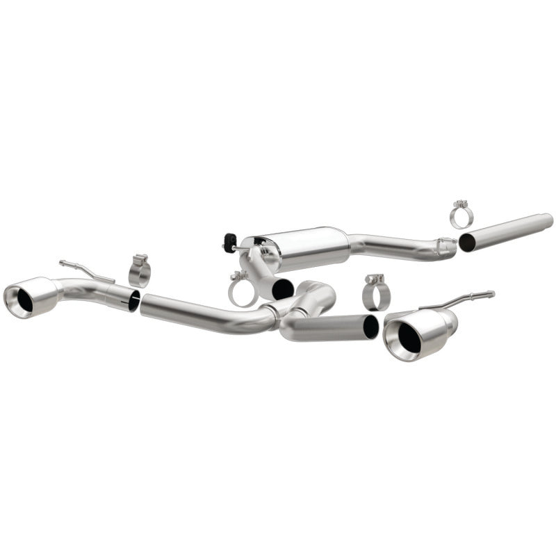 MagnaFlow SYS C/B Dual Split Rear Exit 4in Polished Tips 2015 VW GTI 2.0l Turbo - Mammoth Racing -