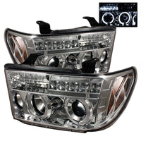 Spyder Toyota Tundra 07-13 Projector Headlights LED Halo LED Chrm PRO-YD-TTU07-HL-C - Mammoth Racing -