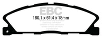 EBC 13+ Ford Taurus 3.5 Twin Turbo SHO Redstuff Front Brake Pads - My Store