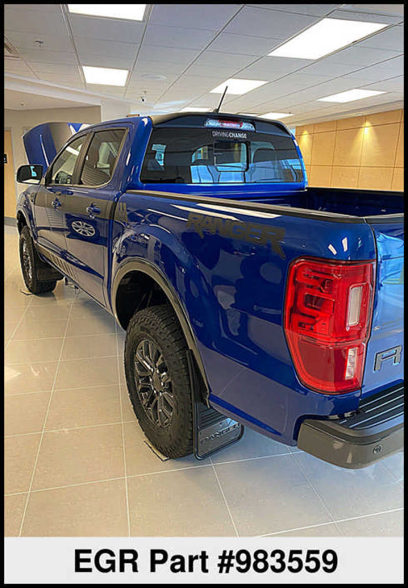 EGR 19-20 Ford Ranger Super Crew Rear Cab Truck Spoiler - Matte Black - Mammoth Racing -