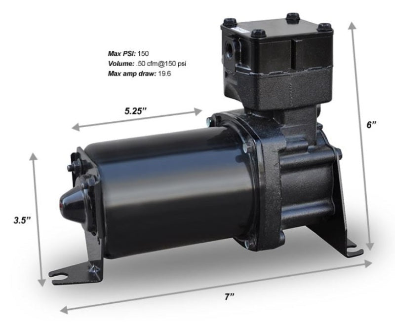 Ridetech Air Compressor 309 Model Thomas - Mammoth Racing -