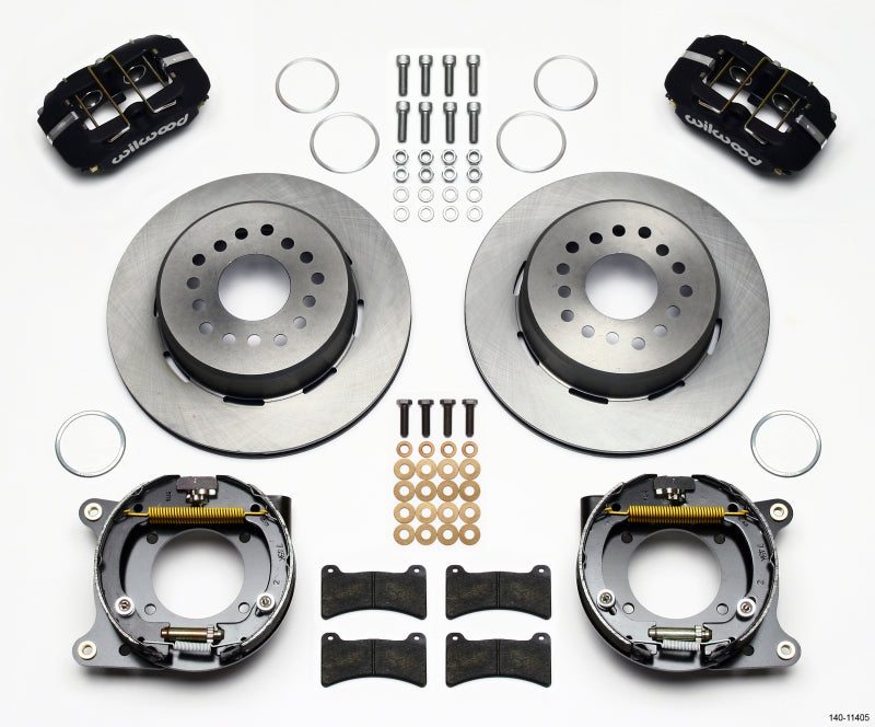 Wilwood Dynapro Low-Profile 11.00in P-Brake Kit 55-57 Chevy 2.34in Offset - Mammoth Racing -