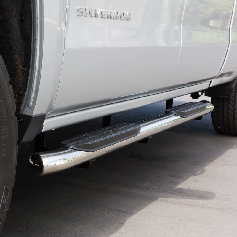 Westin 2014-2018 Chevy Silverado 1500 Crew Cab PRO TRAXX 5 Oval Nerf Step Bars - SS - Mammoth Racing -
