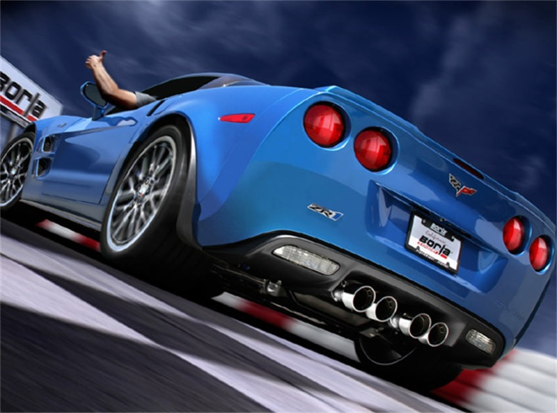 Borla 06-11 Chevrolet Corvette ZR1/Z06 6.2/7.0L 8cyl ATAK SS Catback Exhaust - My Store