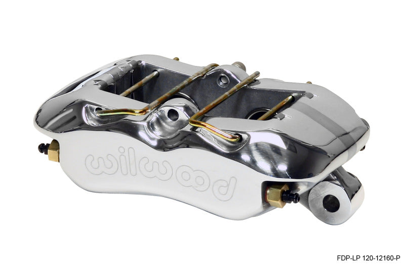 Wilwood Caliper-Dynapro Low-Profile 5.25in Mount - Pol 1.12in Pistons .81in Disc - Mammoth Racing -