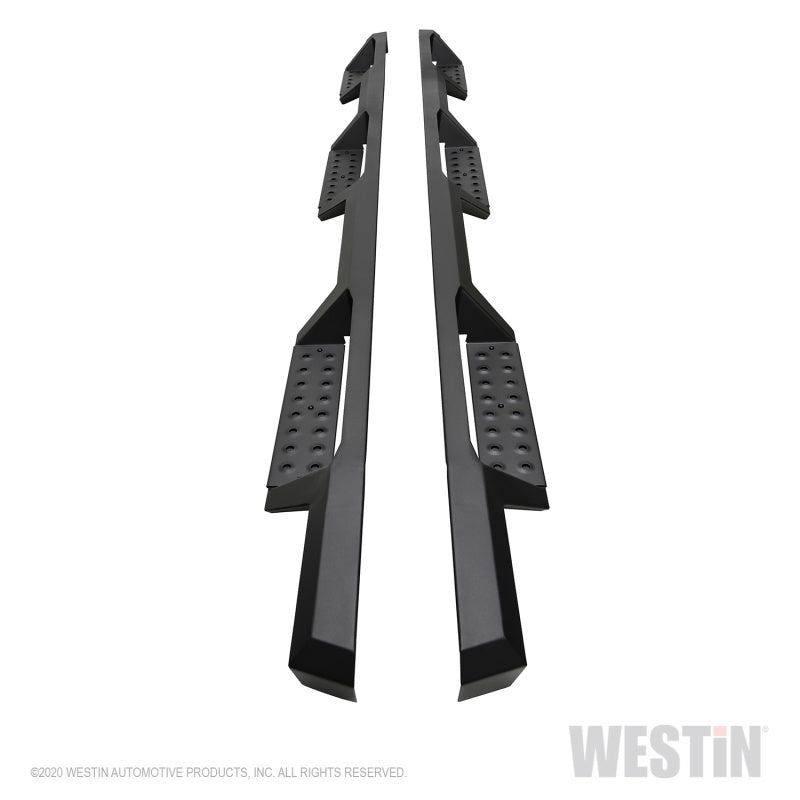 Westin 2020 Chevy Silverado 2500/3500 Crew Cab (6.5ft Bed) HDX W2W Nerf Step Bars - Textured Black - Mammoth Racing -