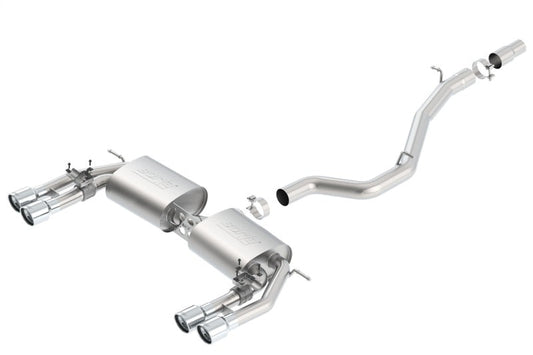 Borla 13-15 Audi S3 S-Type Dual Round Rolled Catback Exhaust - My Store