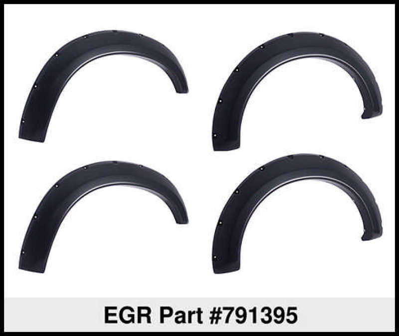 EGR 15+ Chevy Colorado 5ft Bed Bolt-On Look Fender Flares - Set - Matte - Mammoth Racing -