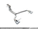AWE Tuning Porsche Macan Touring Edition Exhaust System - Chrome Silver 102mm Tips - Mammoth Racing -