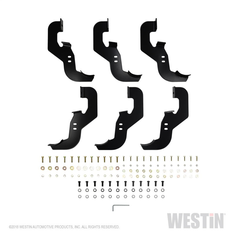 Westin 2019 Chevrolet Silverado/Sierra 1500 Crew Cab Non LD PRO TRAXX 4 Oval Nerf Step Bars - SS - Mammoth Racing -