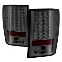 Spyder Jeep Grand Cherokee 07-10 LED Tail Lights Smoke ALT-YD-JGC07-LED-SM - Mammoth Racing -