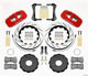 Wilwood Aero6 Front Hat Kit 14.00 Drilled Red 2005-2014 Mustang w/ BMR Suspn. w/Lines - My Store
