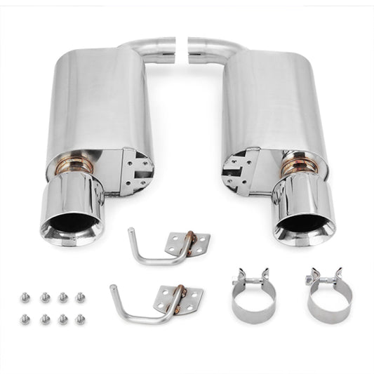 Mishimoto 2015+ Ford Mustang GT Street Axleback Exhaust w/ Polished Tips - Mammoth Racing -