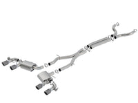 Borla 17-18 Chevrolet Camaro ZL1 6.2L V8 Atak Catback Exhaust w/ Dual Mode Valves CF Black Anod - My Store