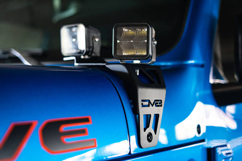 DV8 Offroad 20-22 Jeep JL 392/ Jeep JT Mojave Edition Dual Pod Light Mounts - Mammoth Racing -