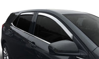 AVS 17-22 GMC Arcadia Ventvisor Outside Mount Front & Rear Window Deflectors 4pc - Chrome - Mammoth Racing -