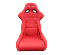 NRG FRP Bucket Seat (Red Cloth) - Large - My Store