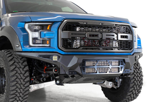 Addictive Desert Designs 17-20 Ford Raptor F-150 Bomber Front Bumper w/ 2 20in Light Bar Mounts - My Store