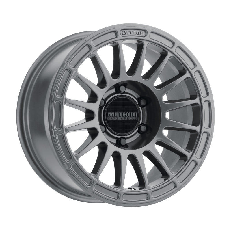 Method Mr314 17x7.5 +25mm Offset 6x5.5 106.25mm CB Gloss Titanium Wheel - Mammoth Racing -