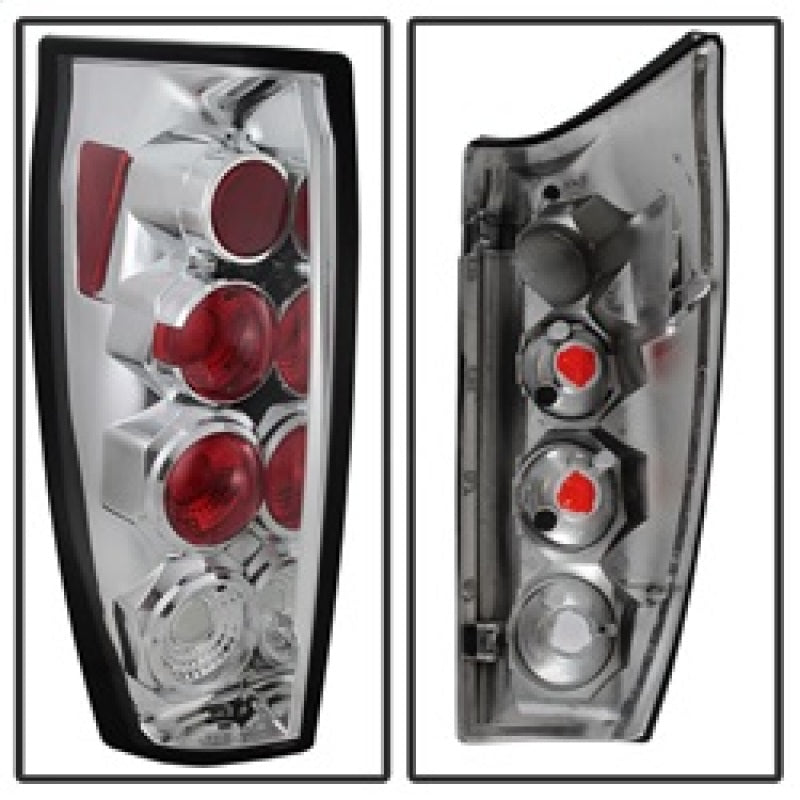 Spyder Chevy Avalanche 02-06 Euro Style Tail Lights Chrome ALT-YD-CAV04-C - Mammoth Racing -