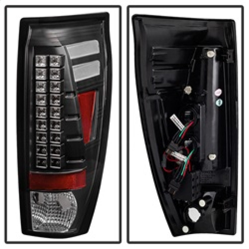 Spyder Chevy Avalanche 02-06 LED Tail Lights Black ALT-YD-CAV02-LED-BK - Mammoth Racing -