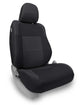 PRP 12-15 Toyota Tacoma Front Seat Covers/ Fold Flat Edition (Pair) - Black/Grey - Mammoth Racing -